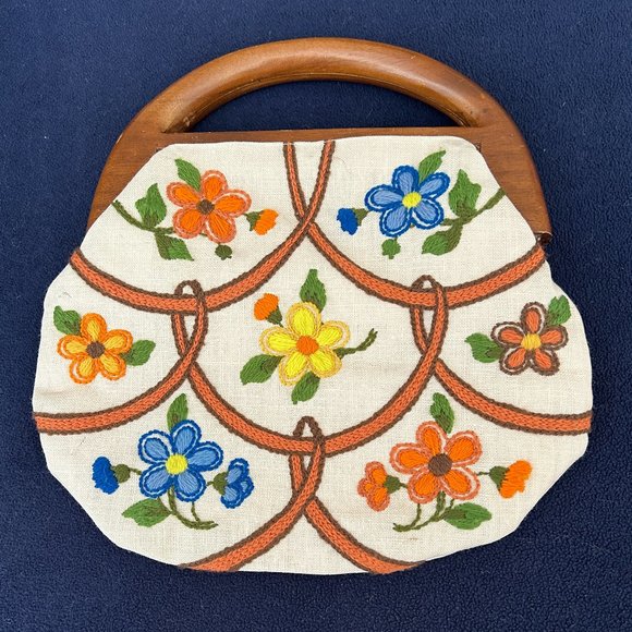 Handbags - Vintage (early 70s) Hand Sewn Purse